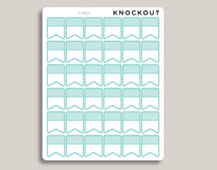 Vertical Striped Flag Planner Stickers | Mildliner Collection Z-MQ5