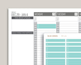 Mildliner Solid Time Block Checklist Sampler for Passion Planner PP-L15