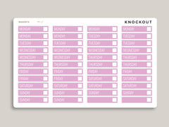 Mildliner Solid Date Covers for Passion Planner PP-L7