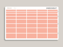Mildliner Solid Time Block Sampler for Passion Planner PP-L1