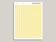 Mildliner Solid Time Strips for Passion Planner PP-L10