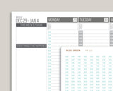 Mildliner Outlined Time Strips for Passion Planner PP-L11