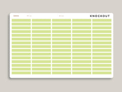 Mildliner Solid Time Block Stickers for Passion Planner PP-L4