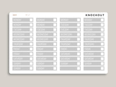 Mildliner Solid Date Covers for Passion Planner PP-L7