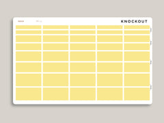 Mildliner Solid Time Block Sampler for Passion Planner PP-L1