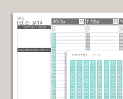 Mildliner Solid Time Strips for Passion Planner PP-L10