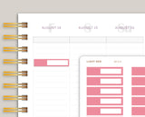 Outlined Appointment Box Planner Stickers for MakseLife Planner MH24