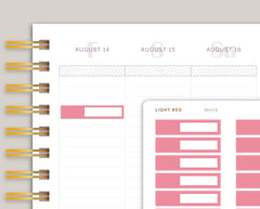 Outlined Appointment Box Planner Stickers for MakseLife Planner MH24