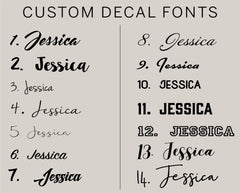 CUSTOM Vinyl Name Decal for MakseLife Planners