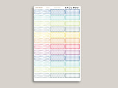 Geometric Pattern Quarter Box Planner Stickers for MakseLife Planner MH48