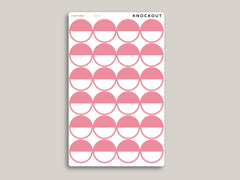 Solid Large Circle Planner Stickers for MakseLife Planner MH36