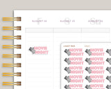 Movie Night Icon Stickers for MakseLife Planner MM61