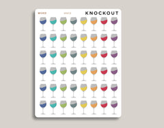 Wine Glass Icon Planner Stickers for MakseLife Planner MM58