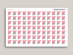 Morning and Night Work Shift Planner Stickers for MakseLife Planner MH61