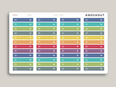 MONTH View Dividable Arrow Washi Planner Stickers for MakseLife Planner MH56