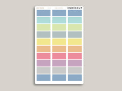 Two Hour Boxes Time Covered for Hobonichi Cousin HTL3