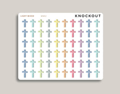 Cross Icon Planner Stickers for MakseLife Planner MM62