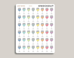 Wine Glass Icon Planner Stickers for MakseLife Planner MM58