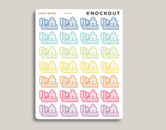 No School Icon Planner Stickers for MakseLife Planner MM68