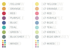 2 Tone Day of the Week Covers for Hobonichi Cousin HTM13