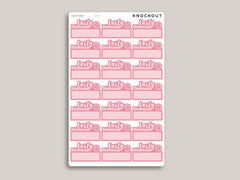 Early Dismissal Quarter Box Planner Stickers for MakseLife Planner MH79