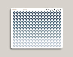 Professional Two Toned Circle/Dot Planner Stickers PCM8