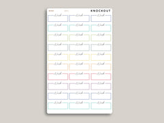 Work Outlined Quarter Box Planner Stickers for MakseLife Planner MH74