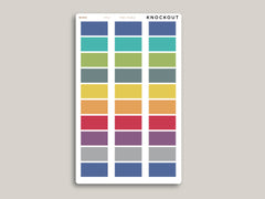 Two Hour Boxes Time Visible for Hobonichi Cousin HTL4