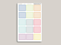 Four Hour Boxes Time Covered for Hobonichi Cousin HTL5