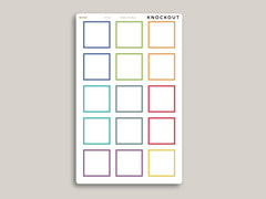 Four Hour Boxes Time Visible for Hobonichi Cousin HTL6