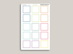 Four Hour Boxes Time Visible for Hobonichi Cousin HTL6