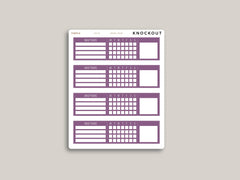 Right Side Daily Habits for Hobonichi Cousin HTL9