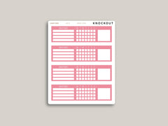 Right Side Daily Habits for Hobonichi Cousin HTL9