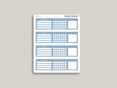 Right Side Daily Habits for Hobonichi Cousin HTL9