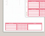 Left Side Daily Habits for Hobonichi Cousin HTL8