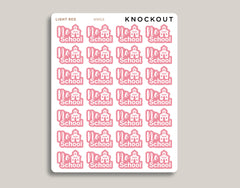 No School Icon Planner Stickers for MakseLife Planner MM68