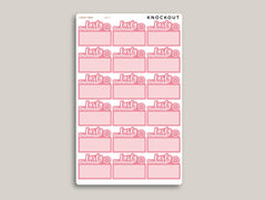 Early Dismissal Half Box Planner Stickers for MakseLife Planner MH77