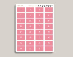 Daily View Date Covers for 2022 Hobonichi Cousin HTM7