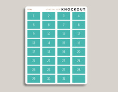 Daily View Date Covers for 2022 Hobonichi Cousin HTM7