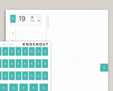 Daily View Month Covers for 2022 Hobonichi Cousin HTM8