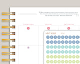 Month View Date Covers Planner Stickers for MakseLife Planner MH87