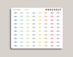 Mini Airplane Icon Planner Stickers for MakseLife Planner MM120