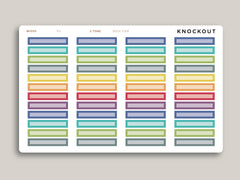 Single Line Box for 2021 MakseLife Planner R3