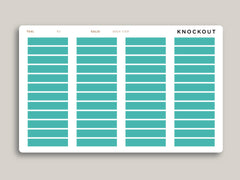 Single Line Box for 2021 MakseLife Planner R3