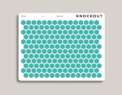 Mini Hexagons Stickers for 2021 Makse Life Planner U1