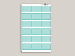 Half Box Planner Stickers for 2021 MakseLife Planner R5