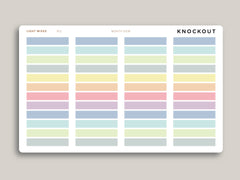 Matte Transparent Monthly Label Planner Stickers for 2021 MakseLife Planner R11