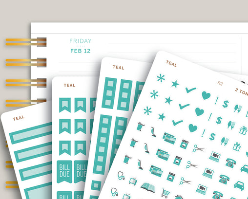 Horizontal Functional Sampler Kit for 2021 MakseLife Planner R2