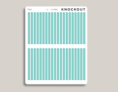 Horizontal Divider Stickers for 2021 MakseLife Planner U6