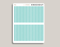 Horizontal Divider Stickers for 2021 MakseLife Planner U6